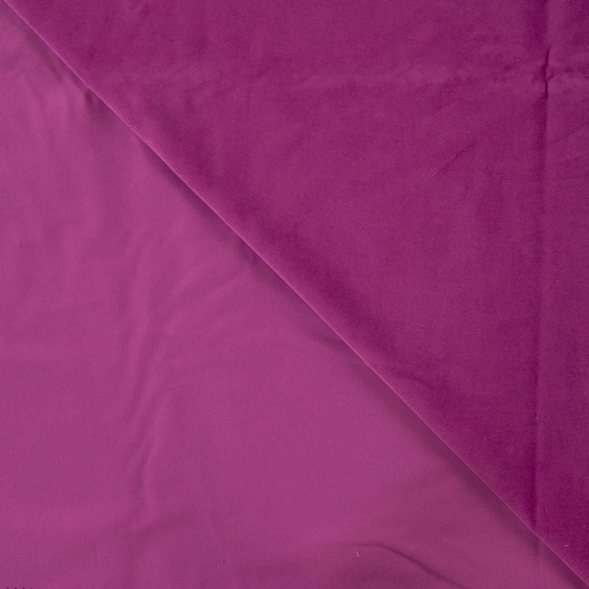 Bomullsvelour m/ stretch - Lilla