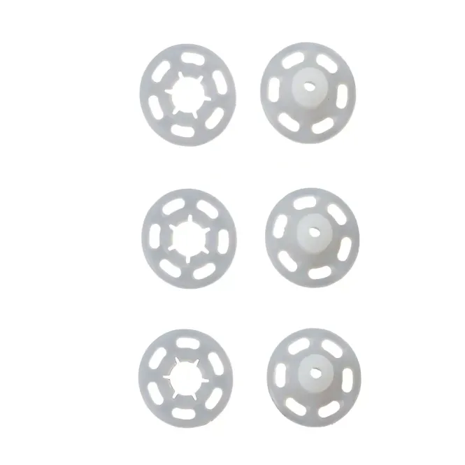 Hovedbilde Trykknapper til å sy på - transparent, 10 mm