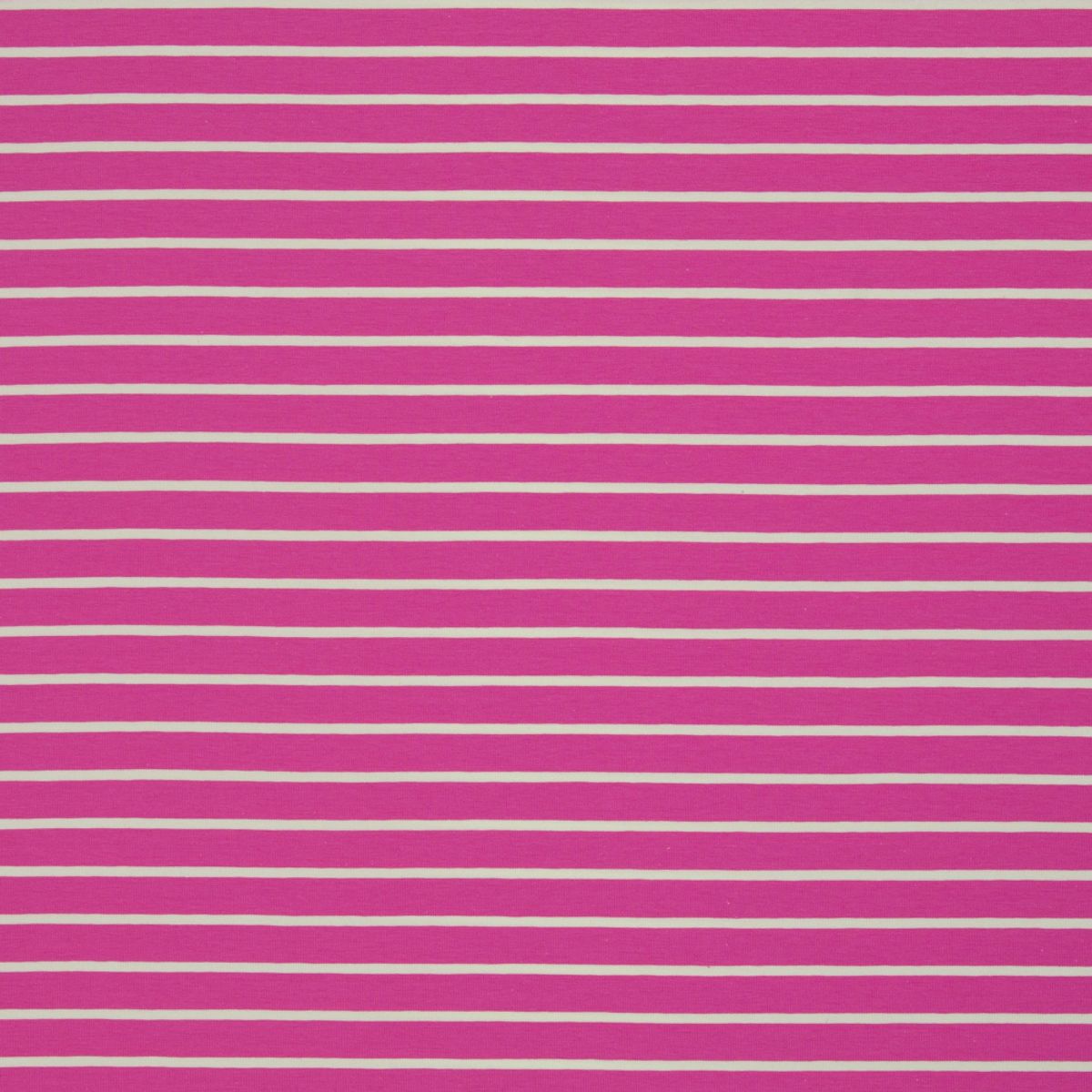 Bomullsjersey - rosa striper