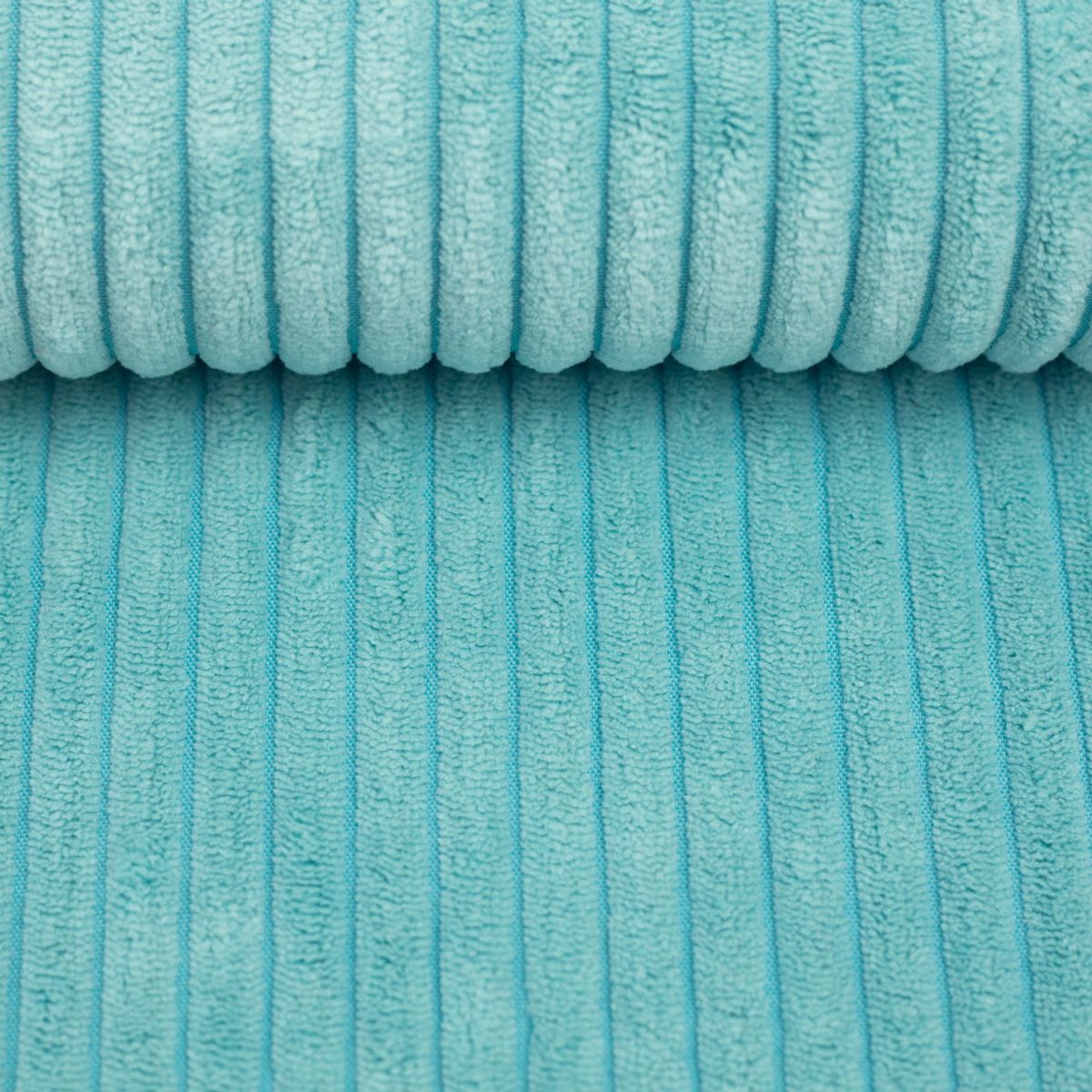 Kord-velour - lys turkis fv 841