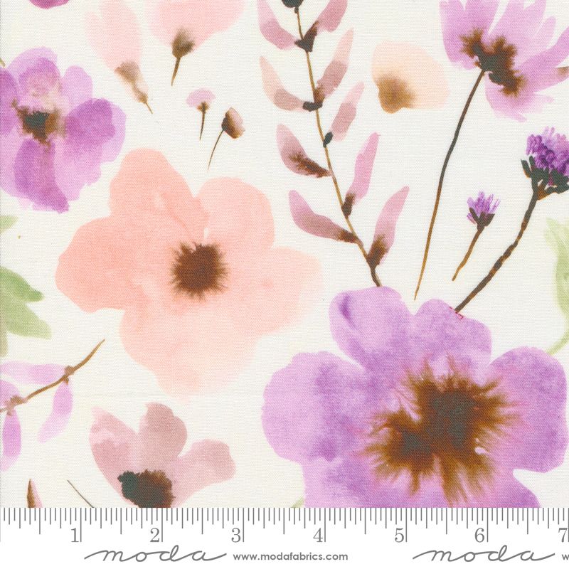 Blooming Lovely - Cream, pastell blomster