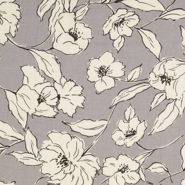 Bilde av Viskose-Lin - 6-8 cm blomster på grå