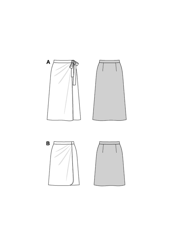 5725 - Burda - omslagsskjørt