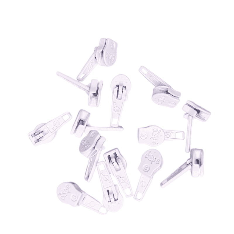 Glidere, pin-lock, til 4 mm glidelås 