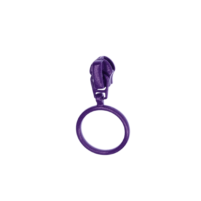 Glidere med ring, til 4 mm glidelås 