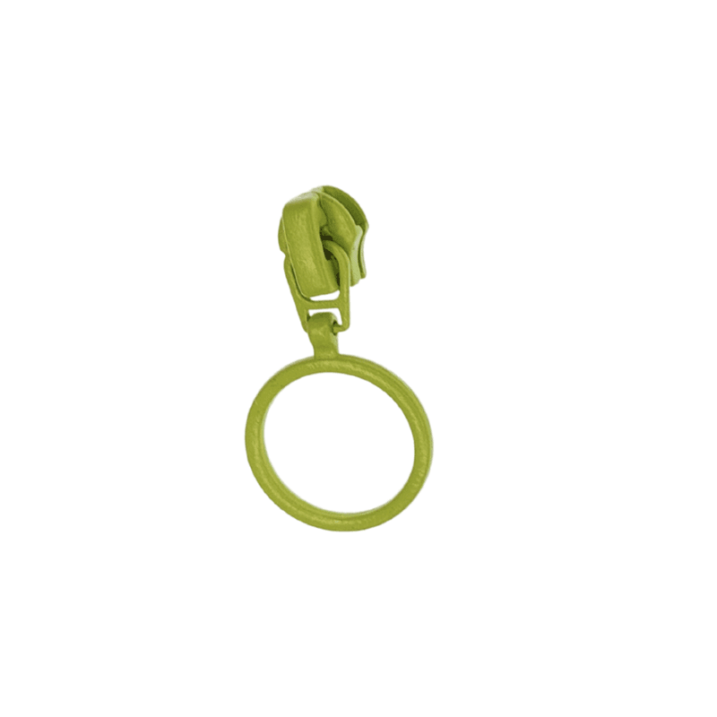 Glidere med ring, til 4 mm glidelås 