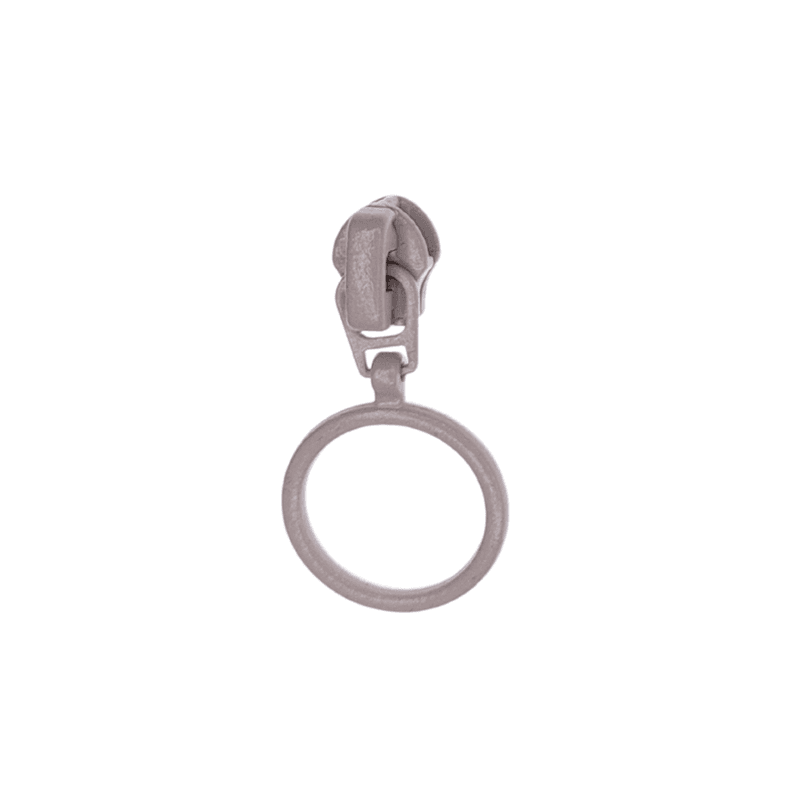 Glidere med ring, til 4 mm glidelås 