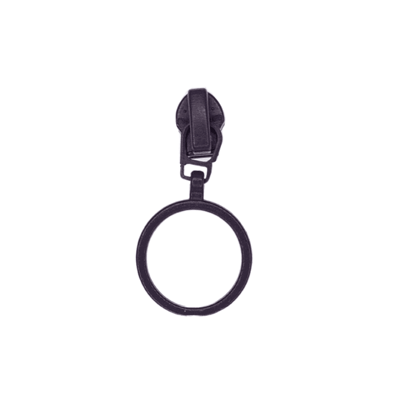 Glidere med ring, til 4 mm glidelås 