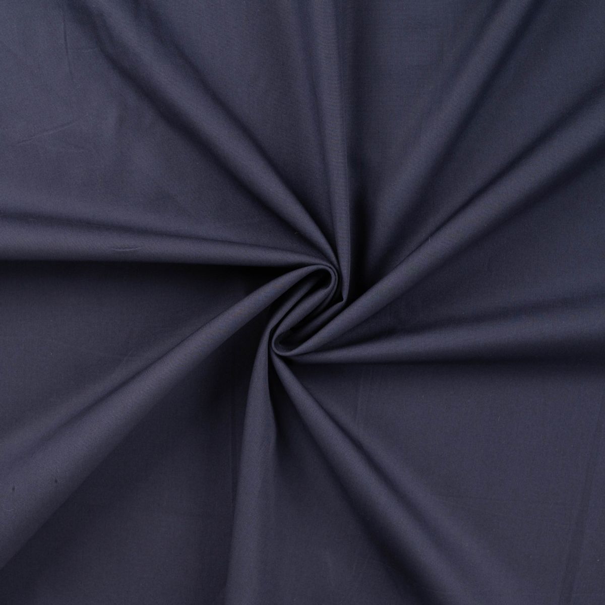 Poplin, marine - bomull
