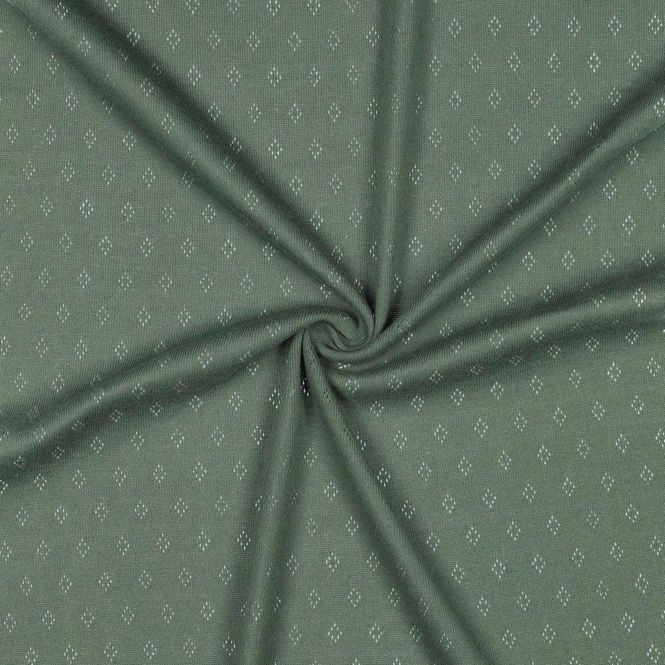 Hovedbilde Pointelle Jersey - dusgrønn, fv. 030